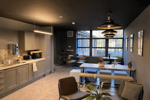 Definition of Done office kitchen and breakout space